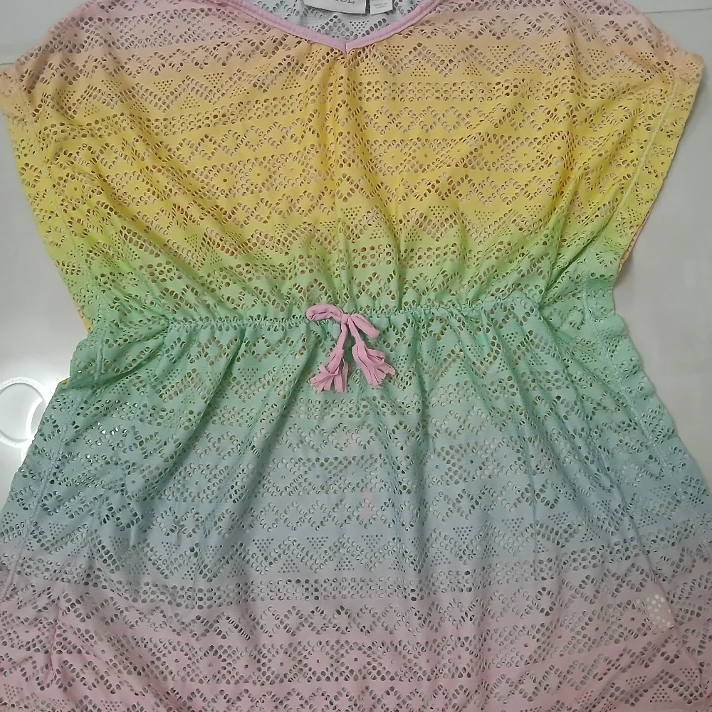 Place Multicolor Lace Kids Dress